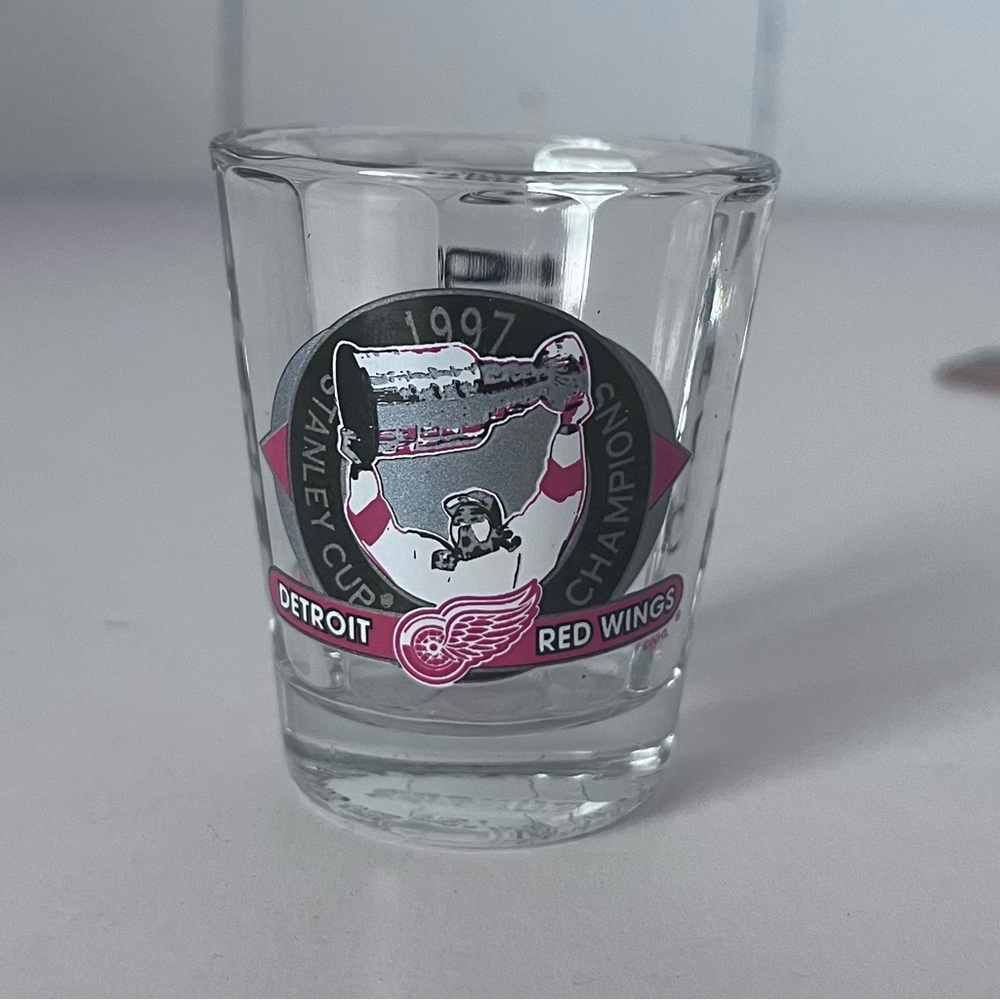 Detroit Red Wings Stanley Cup Shot Glass